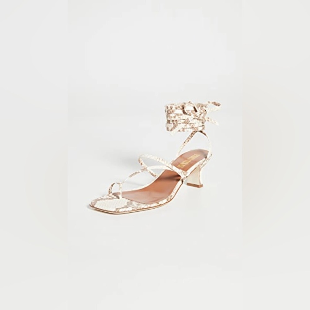 Paris Texas python wrap sandal - Picture 2 of 6